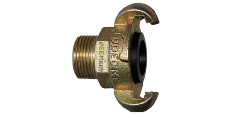 Pressluftmomentkupplungen mit Aussengewinde, mit G