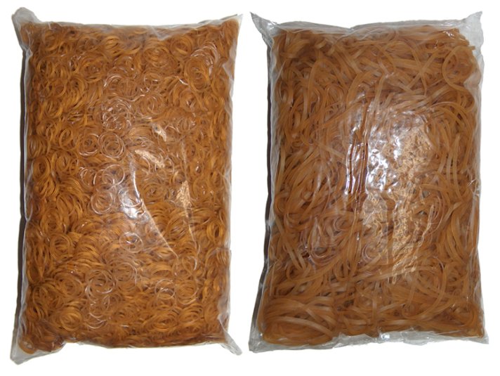 Gummiringe, Couponringe aus Naturkautschuk z