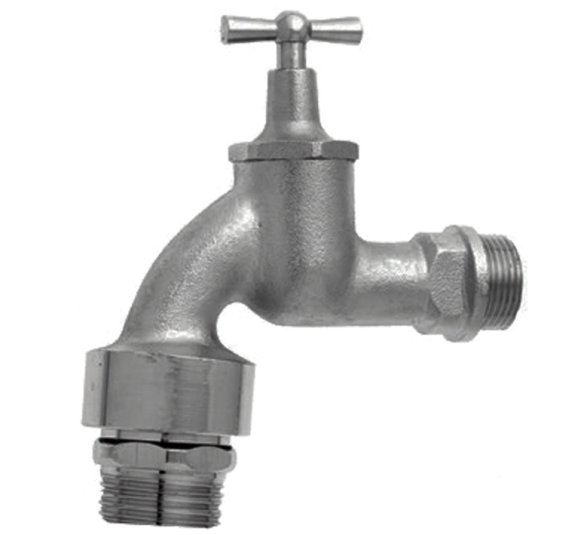 Wasserhahn mit Rückfluss- verhinderer Messing