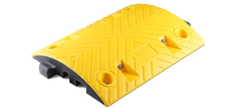 Fahrbahnschwelle recyceltem   PVC-Gummi, inkl. 4x