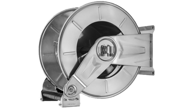Schlauchaufroller Edelstahl miFederrückzug - für 2