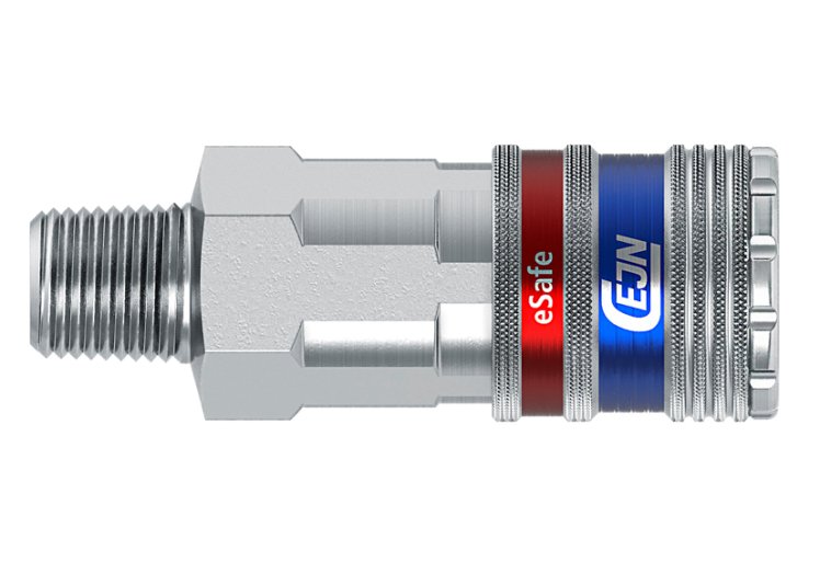 Cejn Druckluftkupplung eSafe  Serie 320, DN 7.6 -
