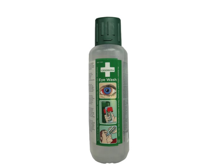 Einweg-Augenspülflasche mit   0,5 l sterile isoton